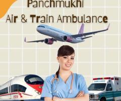 Panchmukhi provides reliable travel assistance with a Train Ambulance from Patna