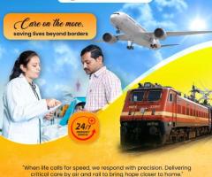 Panchmukhi Train Ambulance from Ranchi provides the necessary equipment for better care