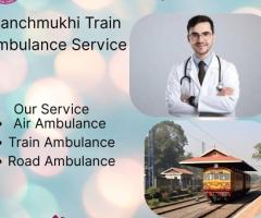 Select a seamless transfer journey from Patna to Mumbai with the Panchmukhi Train Ambulance