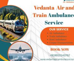 Take advantage of the Vedanta Train Ambulance  in Durgapur with its high-tech medical facilities