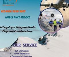 Vedanta Dead Body Ambulance in Varanasi takes care of all the transport formalities