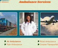 Avail Vedanta's Train Ambulance service for world-class medical transfer and care in Pune