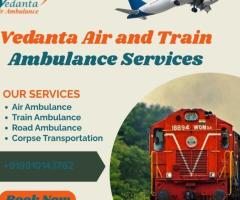 Vedanta train ambulance services in Raipur to transfer your critical patient