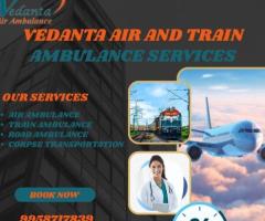 Choose the Vedanta train ambulance service in Varanasi under the best doctor support team